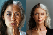 86 Split faces, a Beauty & Fashion Photo by Handmadefont (Thumbnail 9 of 13)