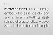 Mesveda - Contemporary Sans Serif, a Sans Serif Font by agnyhasyastudio (Thumbnail 18 of 19)