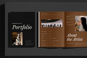 Fine Arts Portfolio, a Brochure Template by Neermana (Thumbnail 2 of 10)