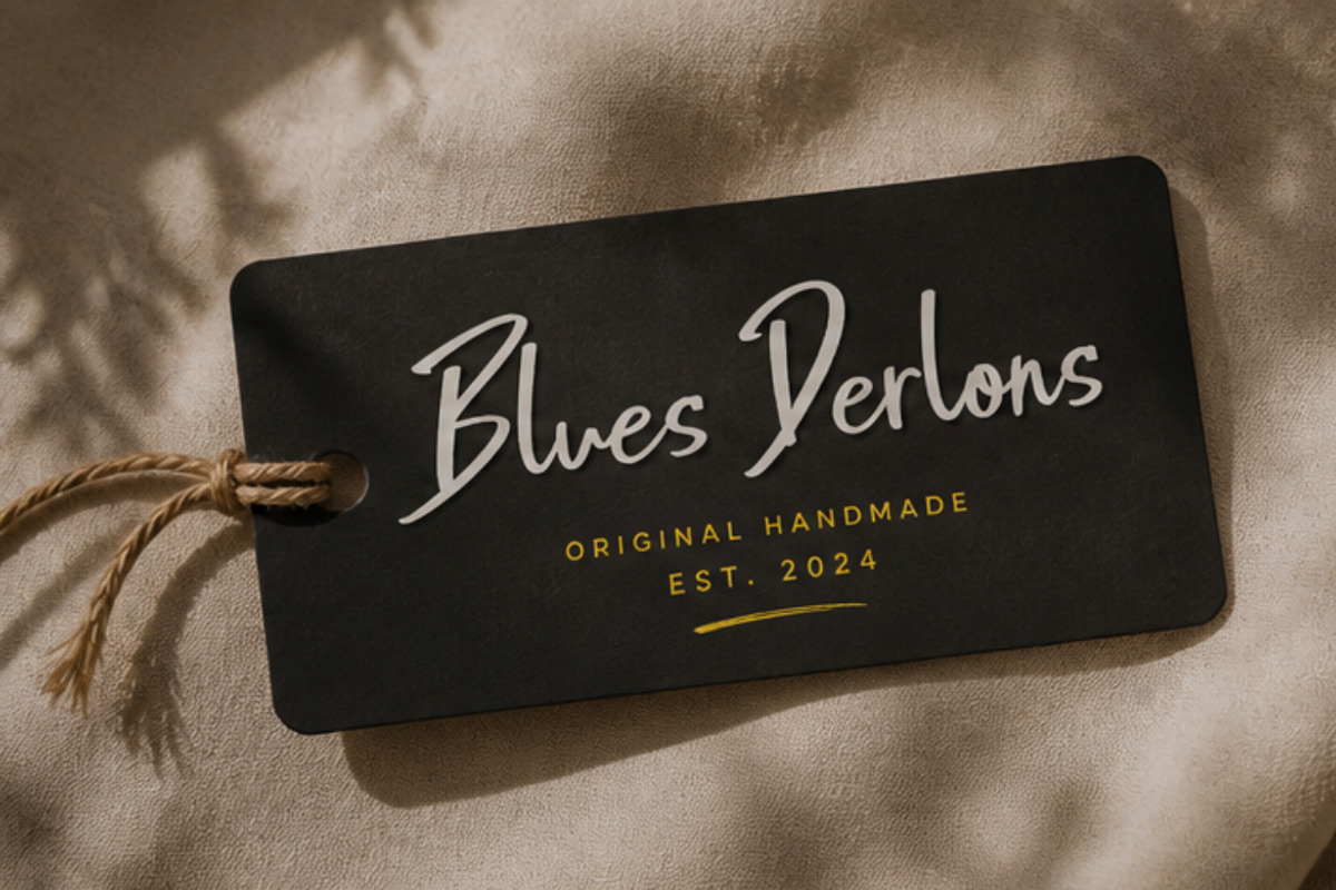 Blues Derlons a Modern Script font, a Script Font by Bayuktx (Photo 4 of 8)