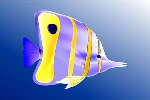 Tropical Butterfly Fish