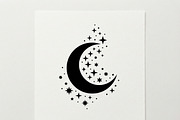50 Crescent Moon with Stars, an Empty State Illustration by Amazin_art (Thumbnail 47 of 47)