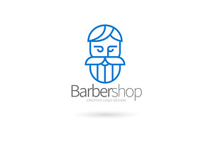 Barber Shop Logo, Man Logos