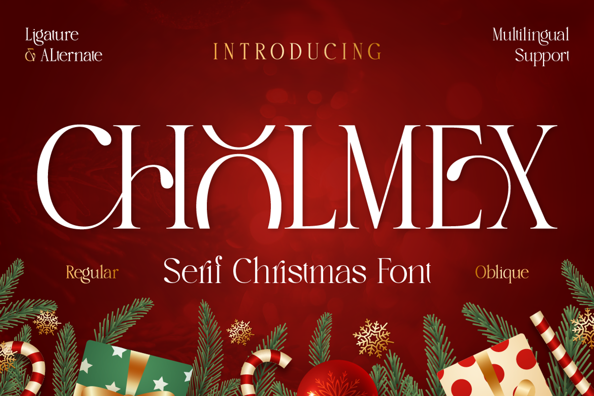 Cholmex, a Serif Font by Burntilldead (Photo 1 of 12)