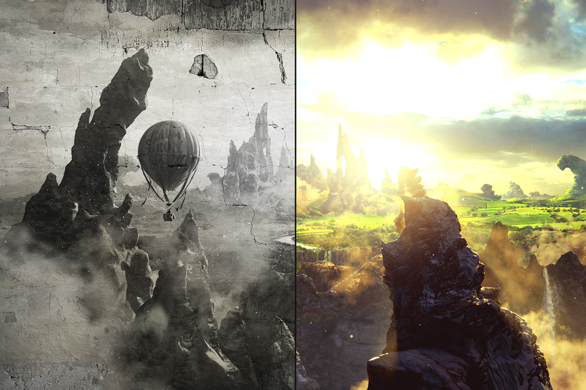 10 Overlay Textures Mock-up V.2 preview 5