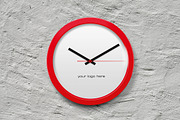 v1 Wall Clock Mockup, a Wearable Device Mockup by ArtefShop (Thumbnail 5 of 5)