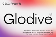 CS Glodive – Modern Font, a Sans Serif Font by Craft Supply Co. (Thumbnail 1 of 8)