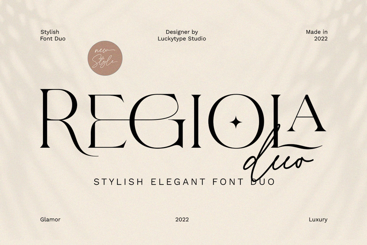 Regiola Font Duo, a Serif Font by Lucky Type (Photo 1 of 14)