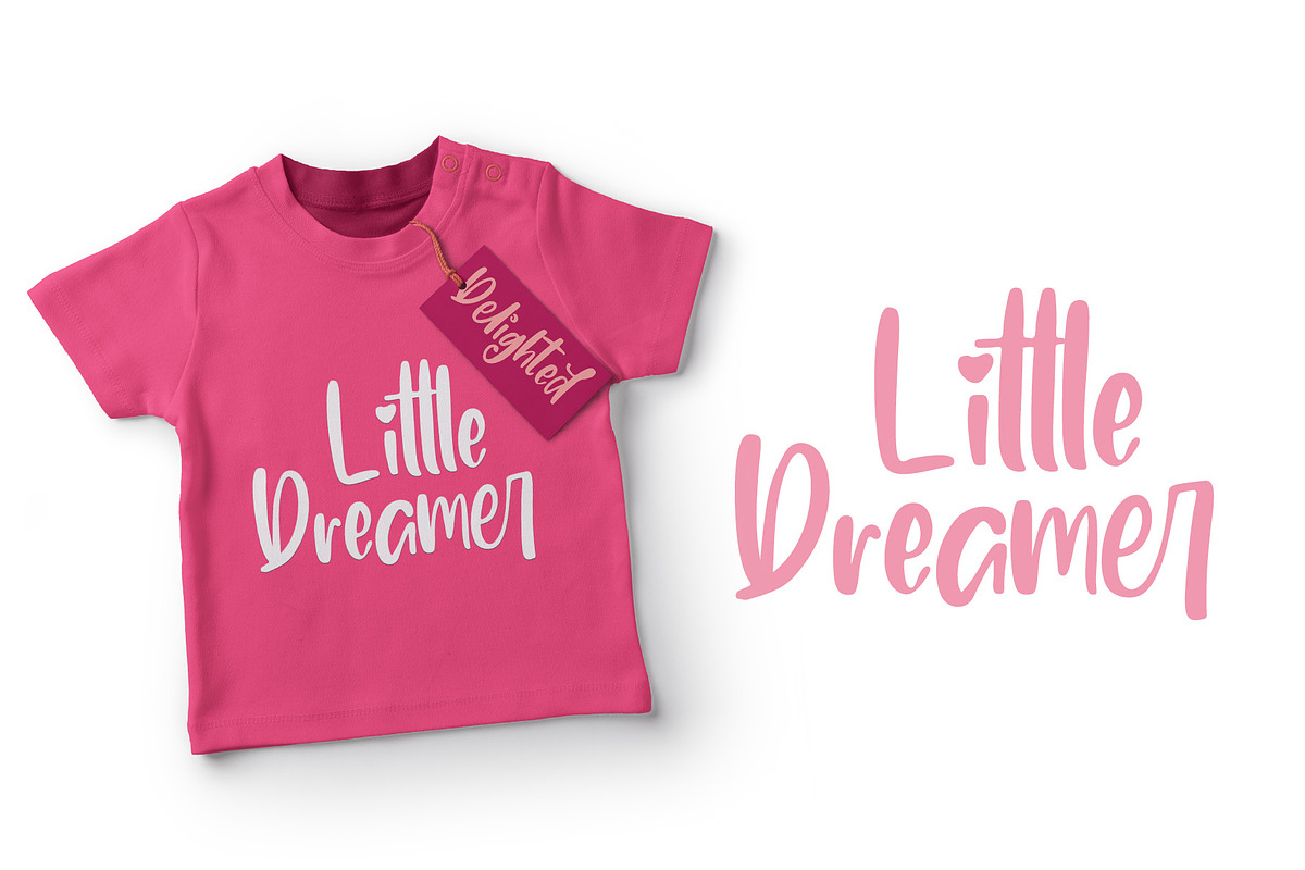 Delighted - Sweet Handmade Font preview 5