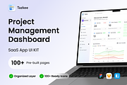 Tazkee - SAAS Project Management UI, a Landing Page Template by Agensip Design Agency (Thumbnail 1 of 10)