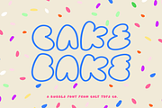Cake Bake Bubble Font, a Font by Colt Type Co (Thumbnail 5 of 6)