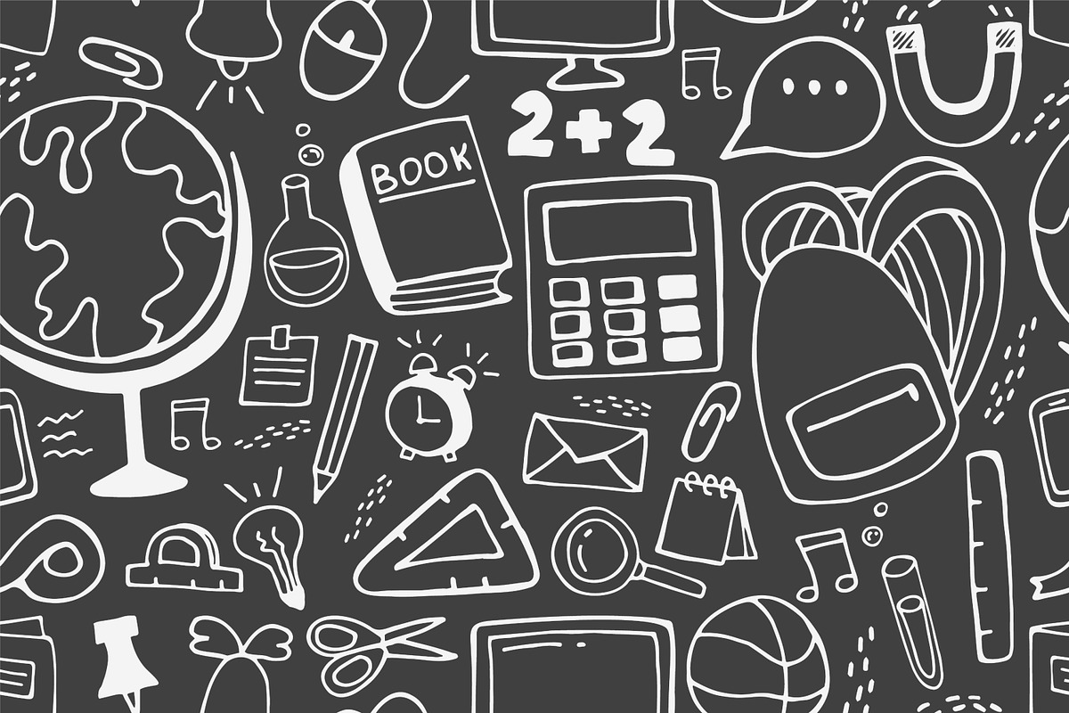 Back to School Doodle Bundle, a Pattern Graphic by fancykeith (Photo 4 of 5)