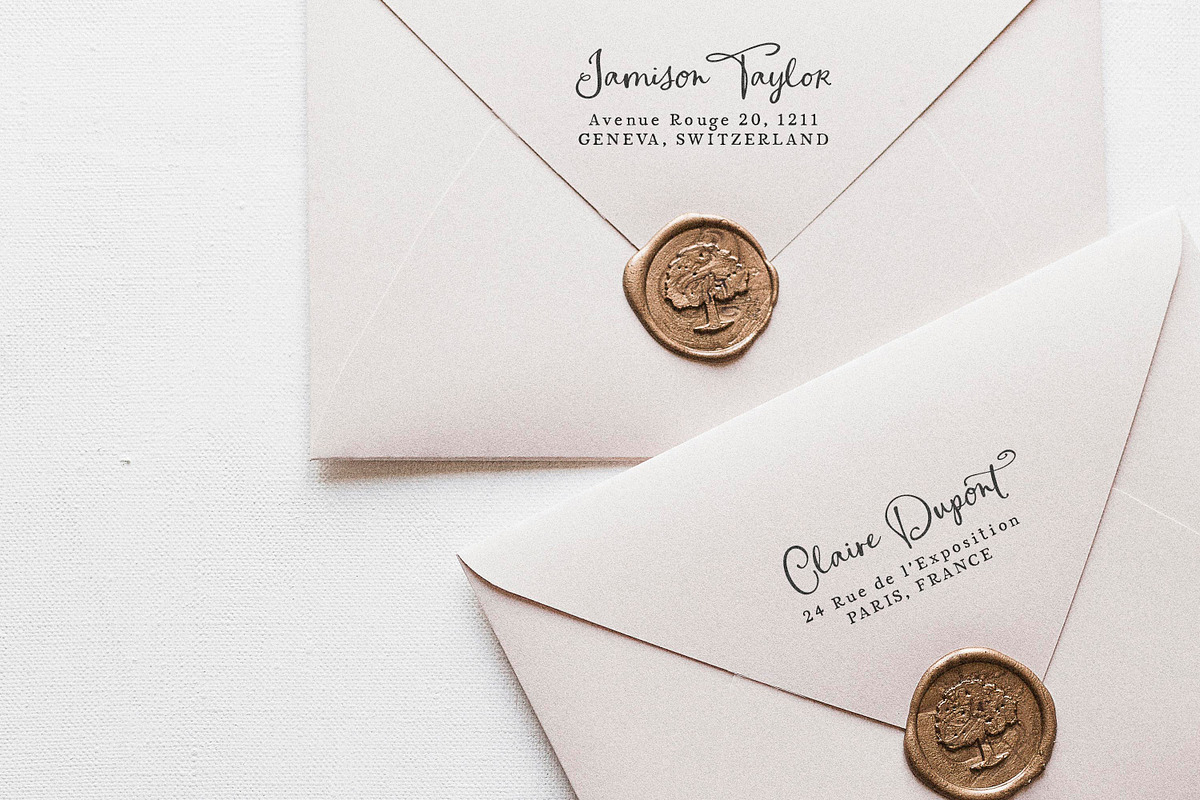 A Romantic Handmade Script, a Script Font by Callie Rian & Co. (Photo 11 of 14)