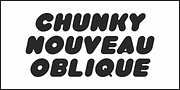 Chunky Nouveau JNL, a Font by Jeff Levine Fonts (Thumbnail 4 of 5)