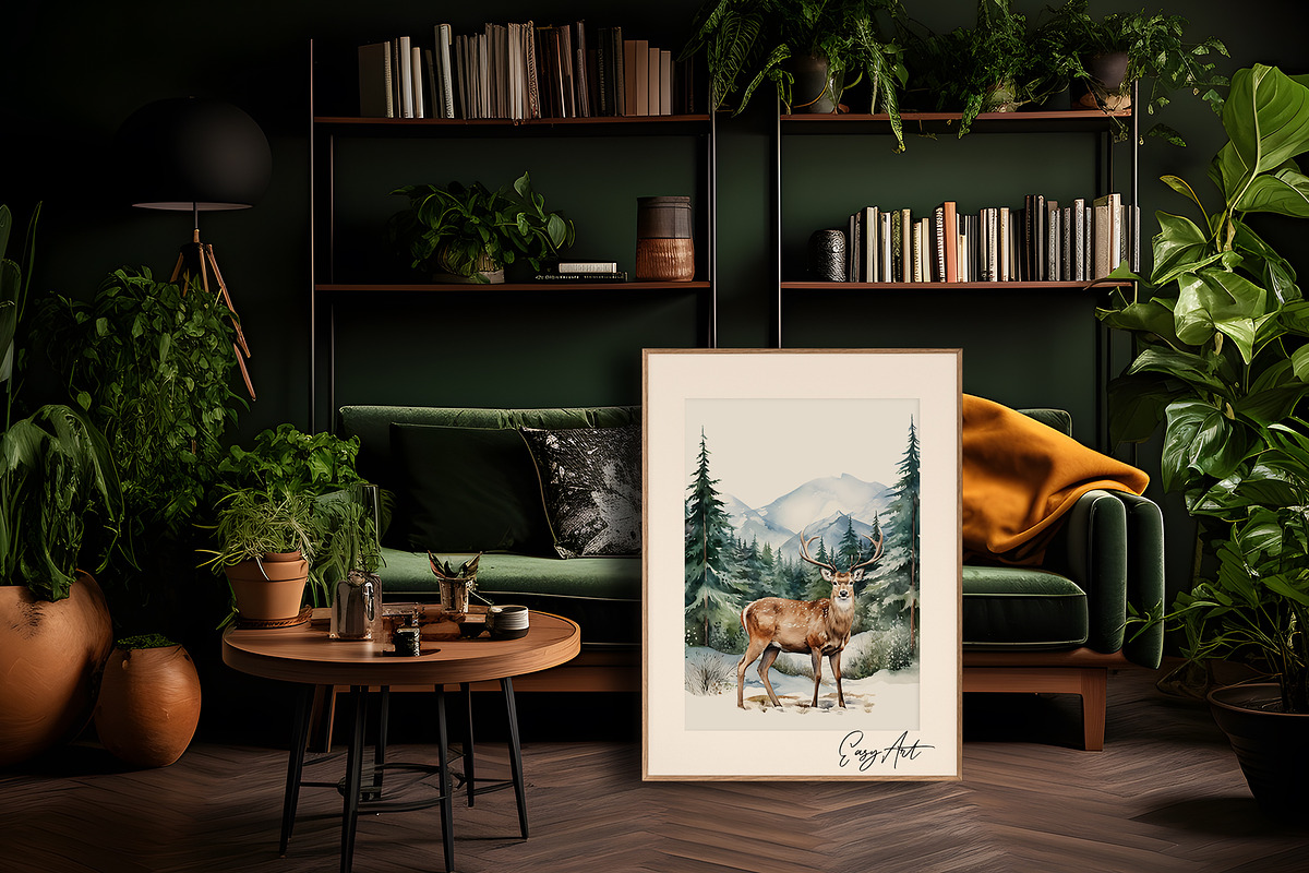 Winterfall watercolor collection, an Object Graphic by EasyArt (Photo 2 of 10)