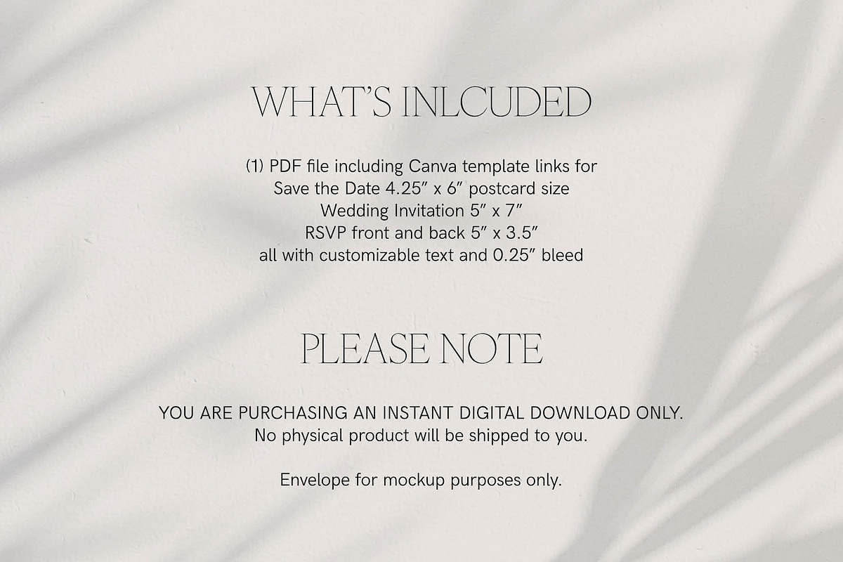 Bold Canva Wedding Invitation Suite, a Templates & Theme by StudioSage (Photo 5 of 5)