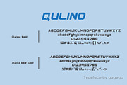QULINO FONT SANS SERIF, a Sans Serif Font by gagego (Thumbnail 3 of 4)