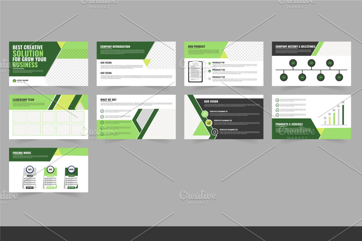 Business plan presentation slide, a Presentation Template by SouravDesign (Photo 1 of 2)