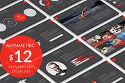 Asymmetric Powerpoint Template, a Presentation Template by PreFactory (Thumbnail 1 of 5)