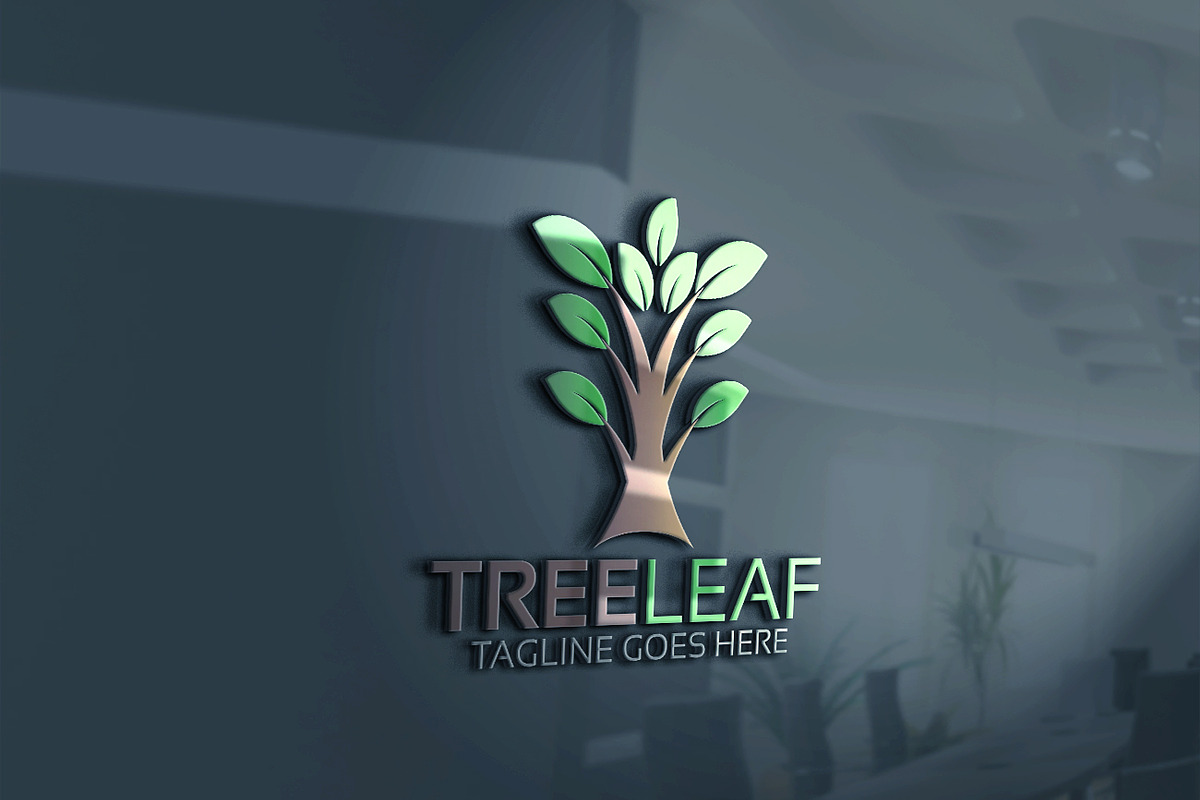 Tree Leaf Green Logo, a Branding & Logo Template by Josuf Media