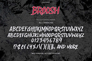 Broosh - Hand Drawn Crafted Manually, a Handwritten Font by Gassstype (Thumbnail 7 of 8)