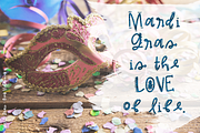 Mardi Gras Party Font, a Font by Beck McCormick (Thumbnail 5 of 10)