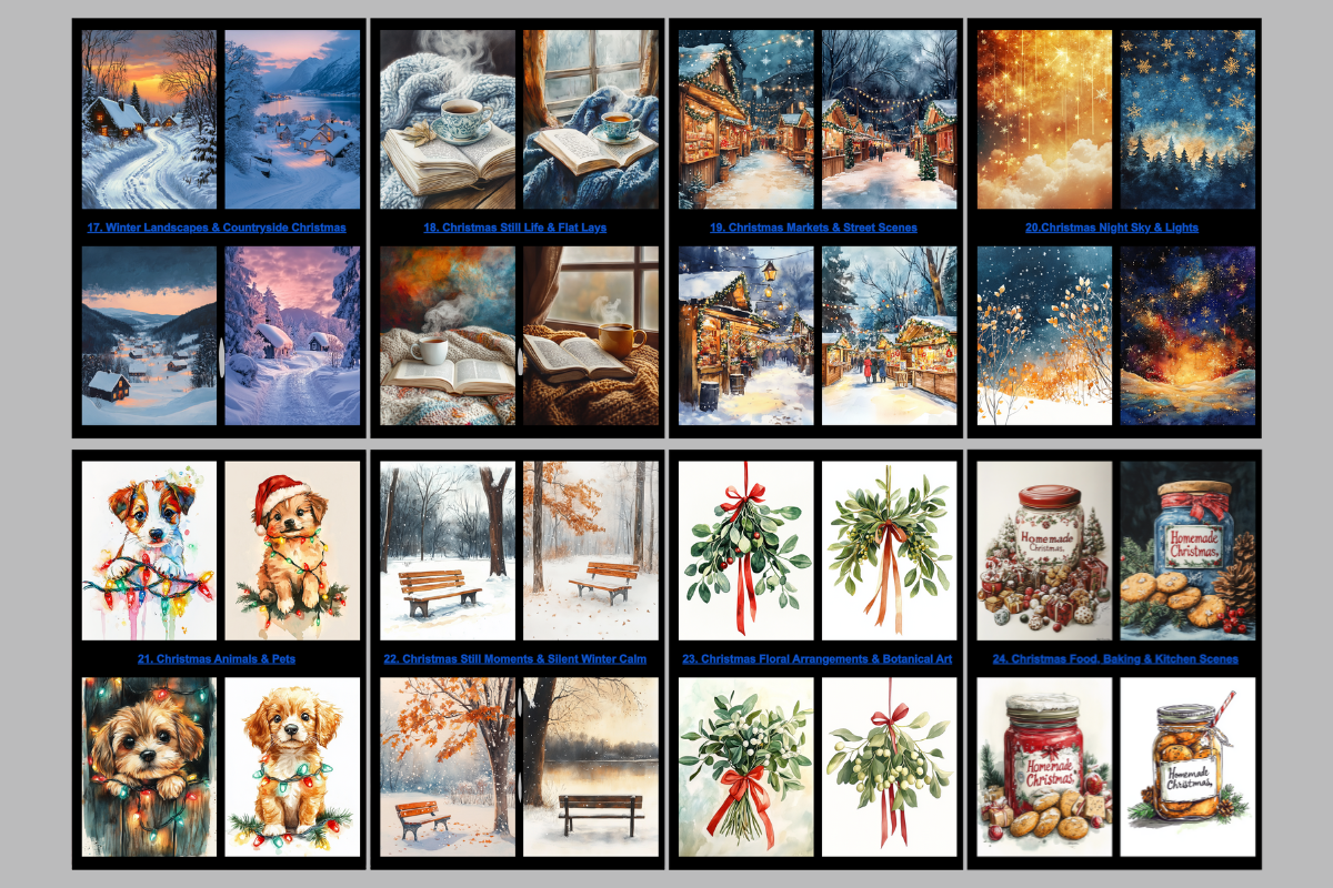 2000+ Christmas & Winter AI Prompts, an Object Graphic by Daffodil Dream Studio (Photo 3 of 6)