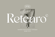 Retcaro Serif, a Serif Font by ngene (Thumbnail 1 of 8)