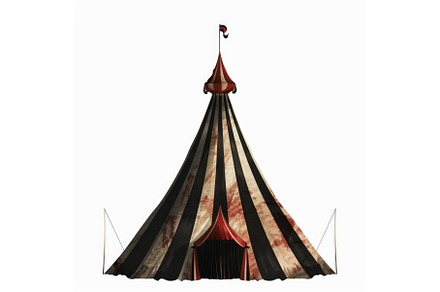 Big top circus tent standing, an Arts & Entertainment Photo by Ylivdesign