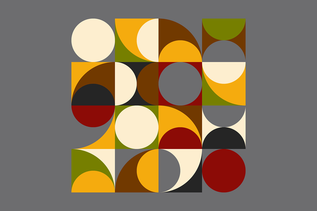 Mid-Century Pattern Set, a Pattern Graphic by Neo Geo (Photo 5 of 11)
