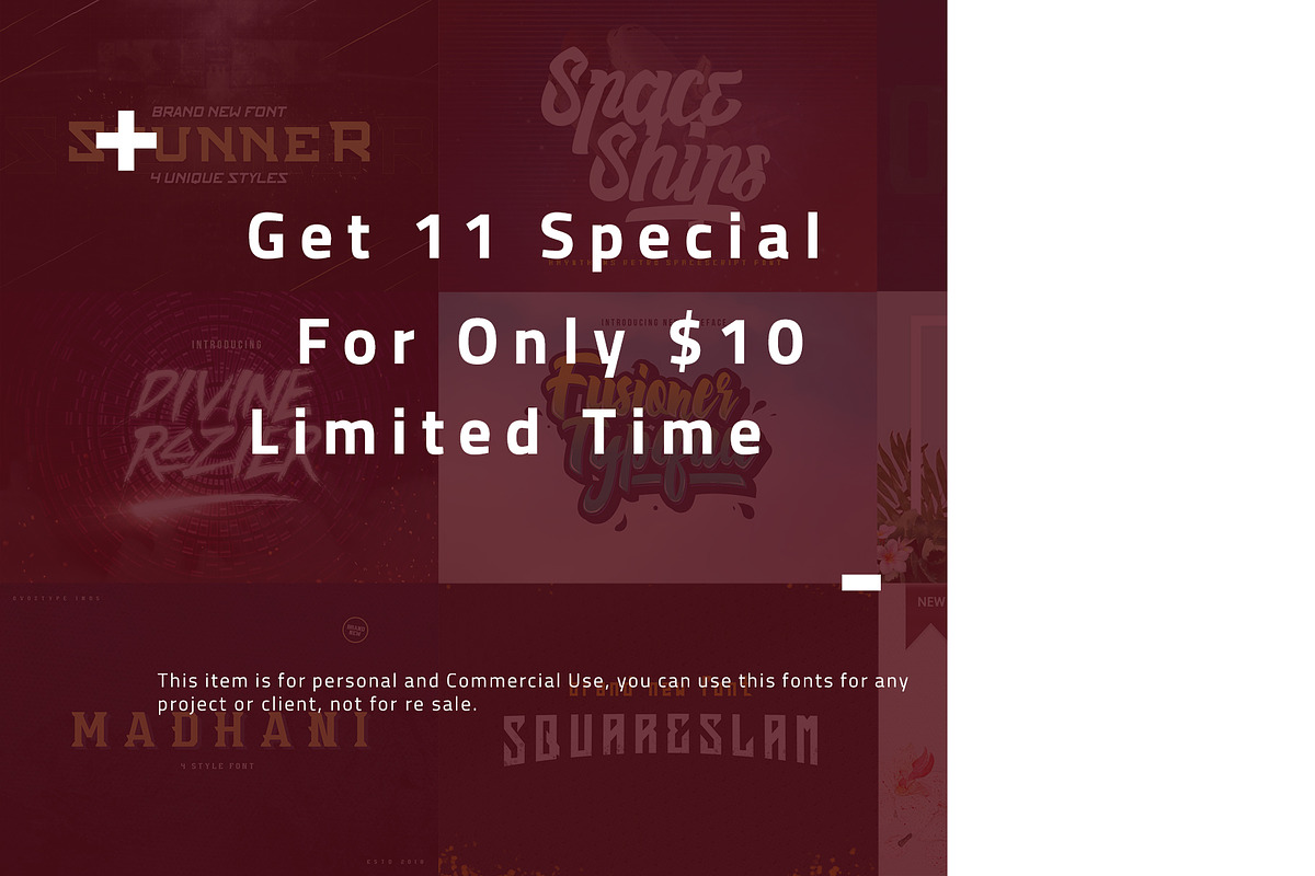 1 Fonts less than $1! Black Friday preview 2