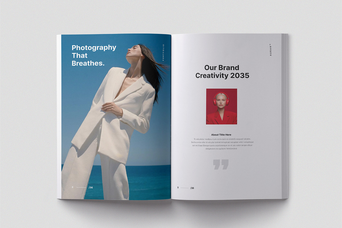 AURA Brochure Portfolio Template, a Brochure Template by TemplateFolio-Shop (Photo 6 of 18)