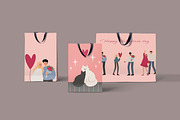 Couple in love clipart | ai png svg, a Person Illustration by LyubovZaytseva (Thumbnail 13 of 19)