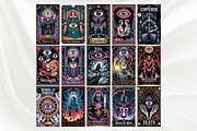 Evil Eye Tarot Cards Deck, an Object Illustration by Mugio (Thumbnail 2 of 6)