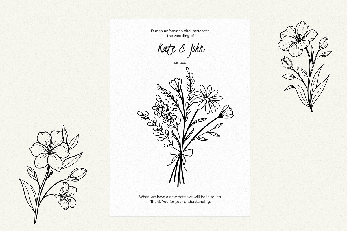 Floral Line Art, an Illustration by Helospace (Photo 2 of 10)