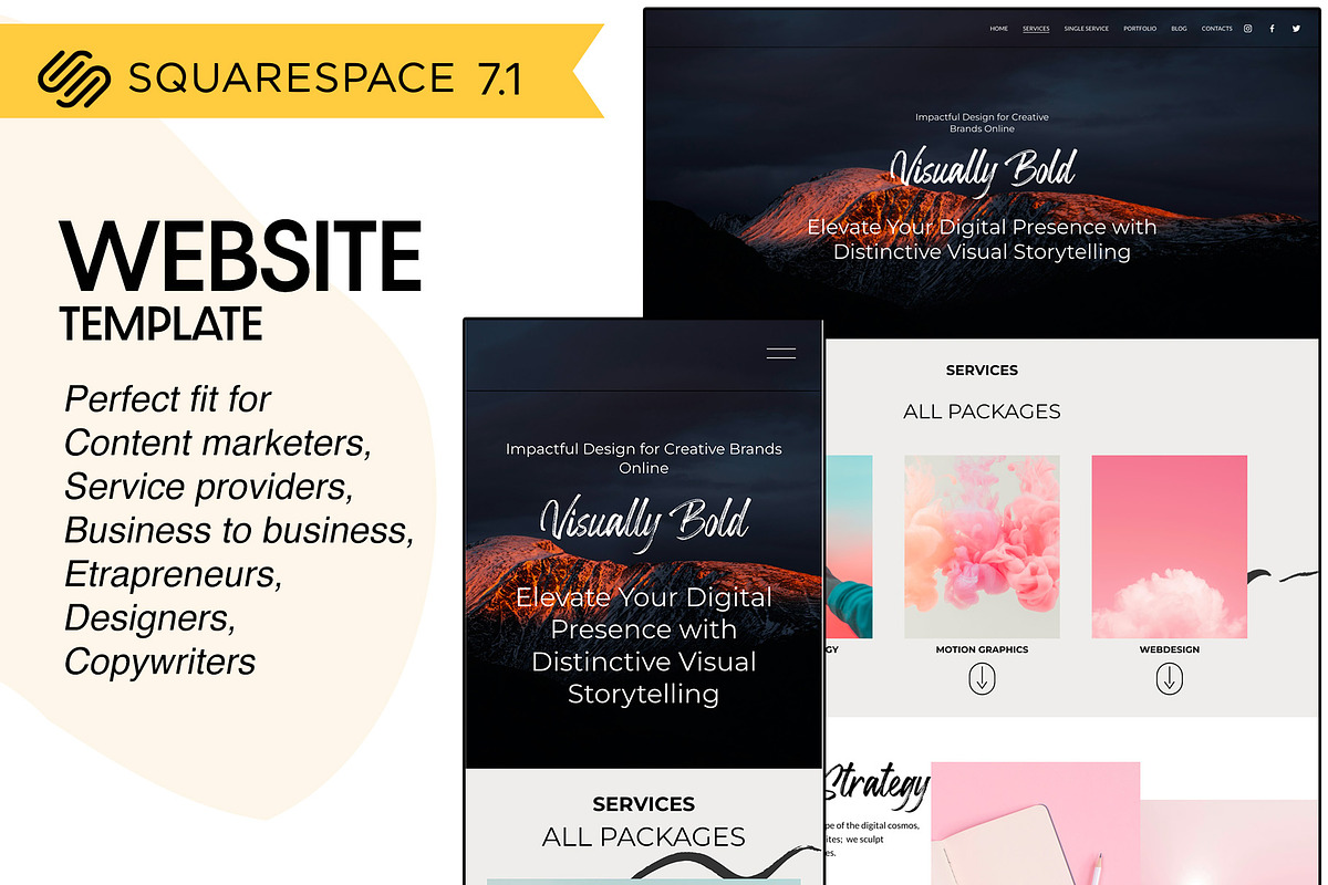 Squarespace template art portfolio, a Squarespace Template by PATCHPO (Photo 2 of 9)