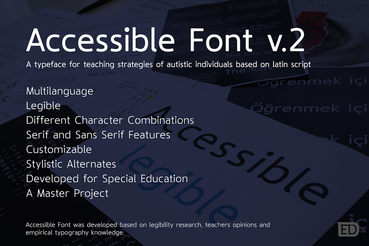 Accessible Font Version 2