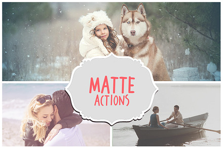 Matte Photoshop Actions