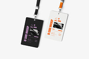 ID Card Mockup, an Advertising Mockup by Pikachudesign (Thumbnail 3 of 5)