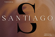 Santiago |  Modern Luxury Serif, a Serif Font by Aditastudios (Thumbnail 1 of 8)