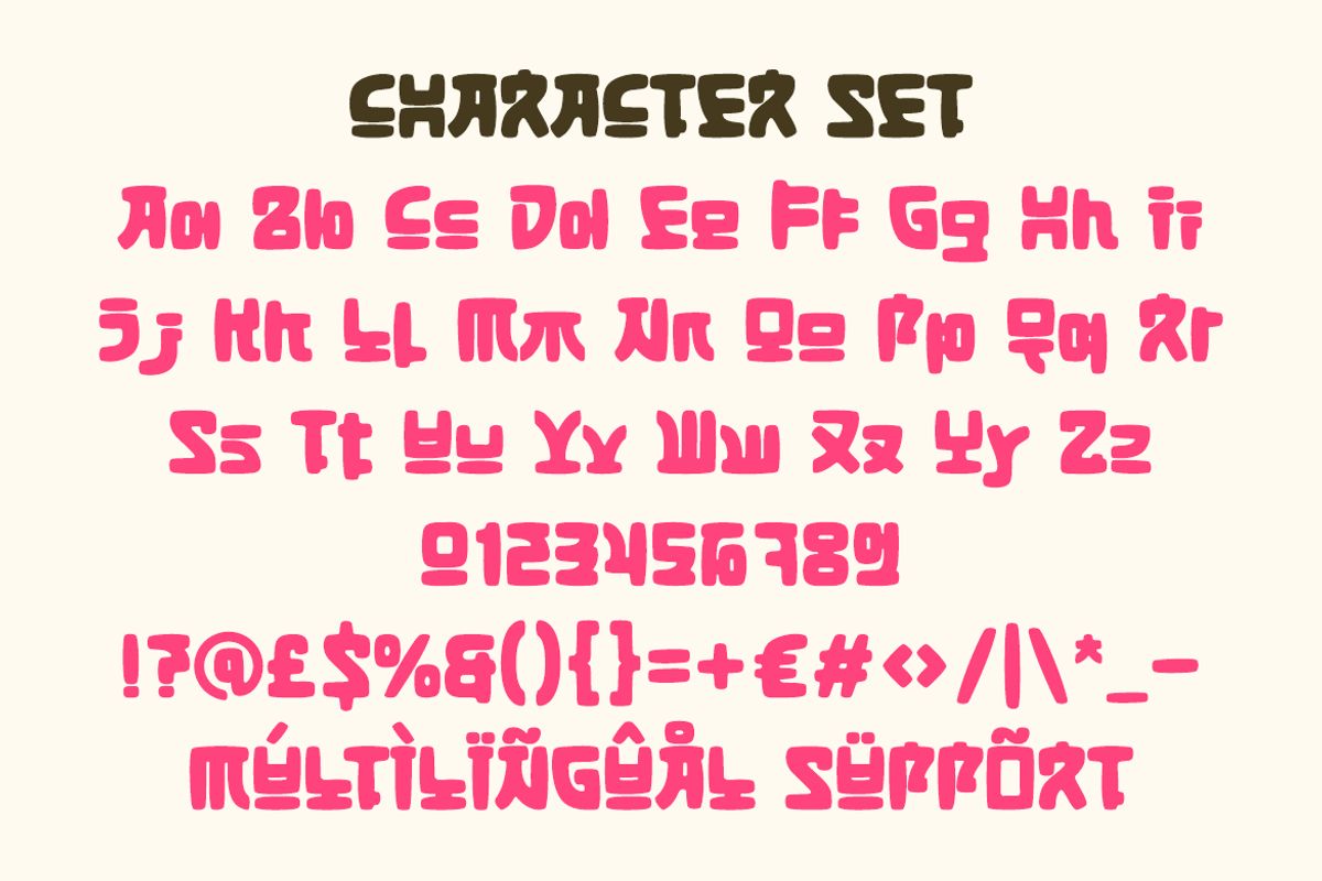 Hangul Street Korean Style Font, a Font by PutraCetol Studio (Photo 5 of 5)