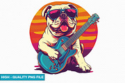 Music Dog Clipart Bundle, an Illustration by crative8112 (Thumbnail 10 of 15)
