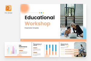 Modern Educational Workshop Template, a Presentation Template by Eklip Studio