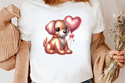 Watercolor Balloon Dog Clipart, an Illustration by Canvas Craft (Thumbnail 6 of 8)