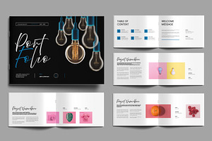 Clean and Modern Portfolio Layout, a Brochure Template by MightyDesign