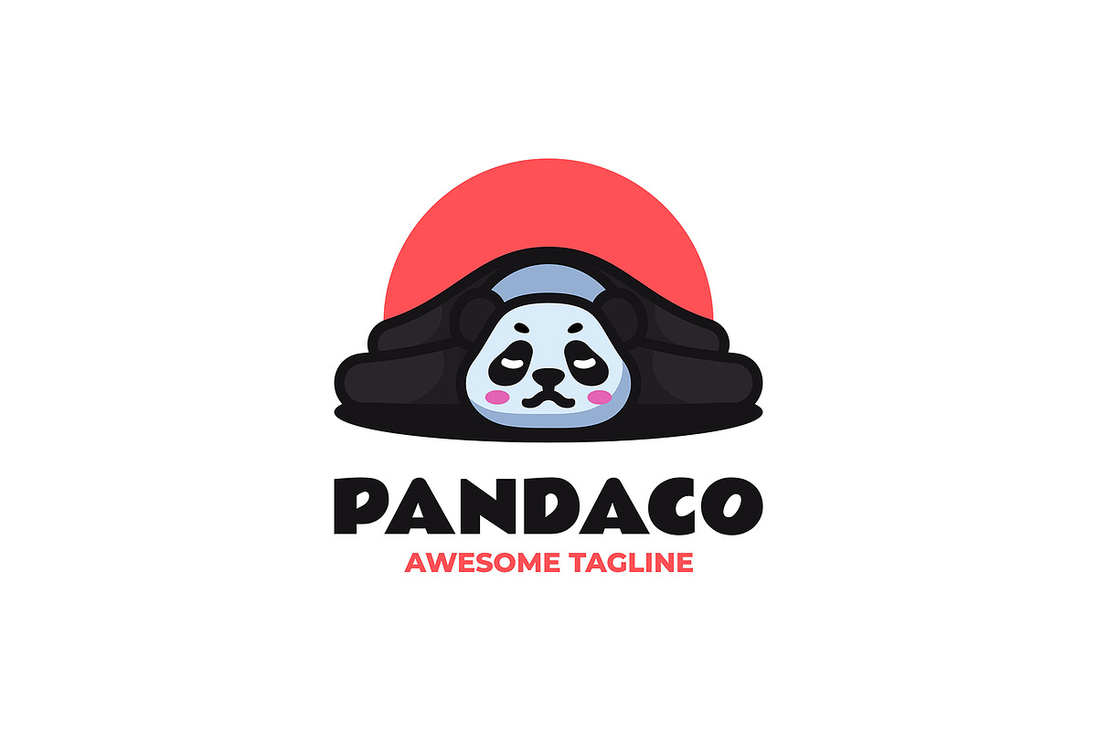 Panda Mascot Cartoon Logo, a Branding & Logo Template by Artnivora.Std