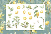 Lemon Watercolor Amalfi Collection, a Decorative Illustration by WonderWonder (Thumbnail 17 of 18)