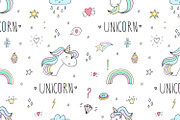 Cute unicorns patterns collection., a Pattern Graphic by Irene_Boiko_ART (Thumbnail 19 of 22)