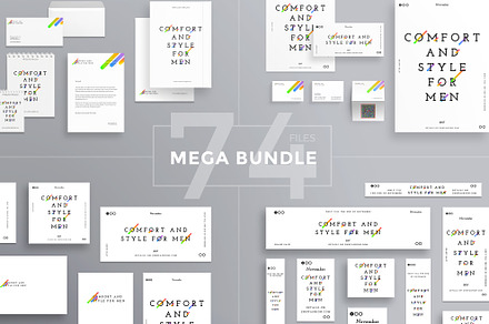 Mega Bundle | Style For Men, a Poster Template by Amber Graphics