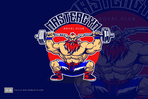 Master Gym Logo Templates, a Branding & Logo Template by Stock Shape